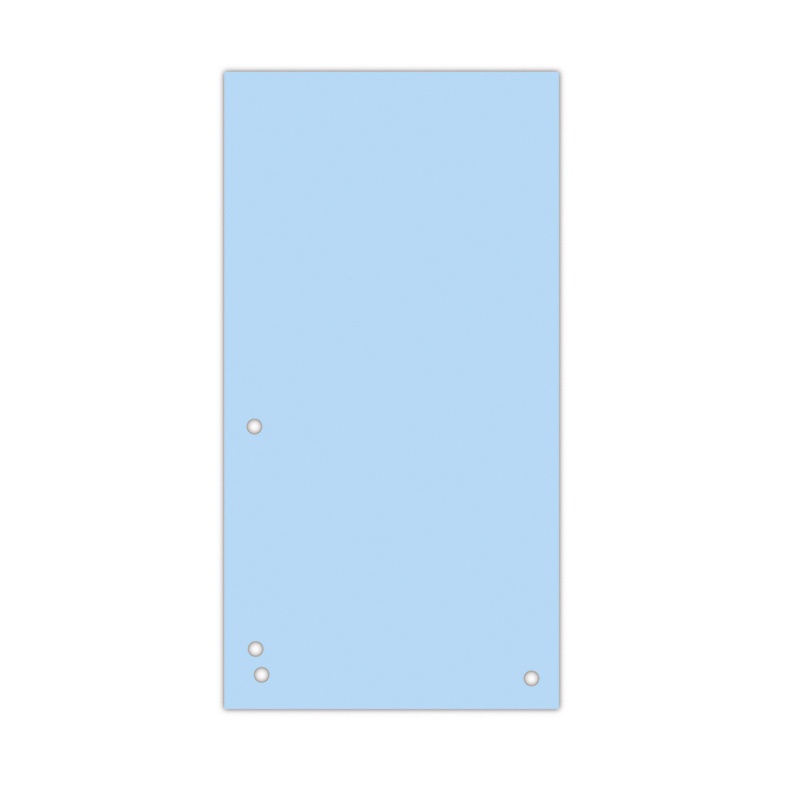 Dividers cardboard 1/3 A4 235x105mm 100pcs blue