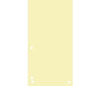 Dividers DONAU, cardboard, 1/3 A4, 235x105mm, 100pcs, yellow