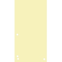 Dividers DONAU, cardboard, 1/3 A4, 235x105mm, 100pcs, yellow