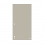 Dividers DONAU, cardboard, 1/3 A4, 235x105mm, 100pcs, grey