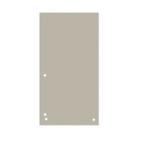 Dividers DONAU, cardboard, 1/3 A4, 235x105mm, 100pcs, grey