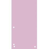 Dividers DONAU, cardboard, 1/3 A4, 235x105mm, 100pcs, light pink