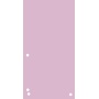Dividers DONAU, cardboard, 1/3 A4, 235x105mm, 100pcs, light pink