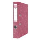 Segregator DONAU Eco, kartonowy, A4/50mm, czerwony, Segregatory kartonowe, Archiwizacja dokumentów