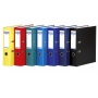 Binder DONAU Master-S with reinforced edge, PP, A4/75mm, yellow