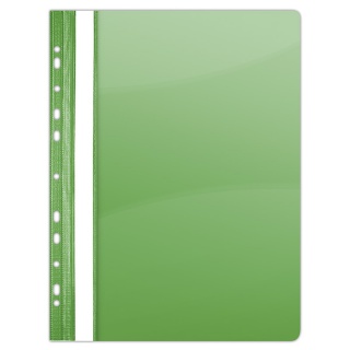 Skoroszyt DONAU, PVC, A4, twardy, 150/160mikr., wpinany, zielony, Skoroszyty do segregatora, Archiwizacja dokumentów