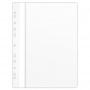 Report File PVC A4 hard 150/160 micron perforated white