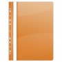 Report File DONAU, PVC, A4, hard, 150/160 micron, perforated, orange
