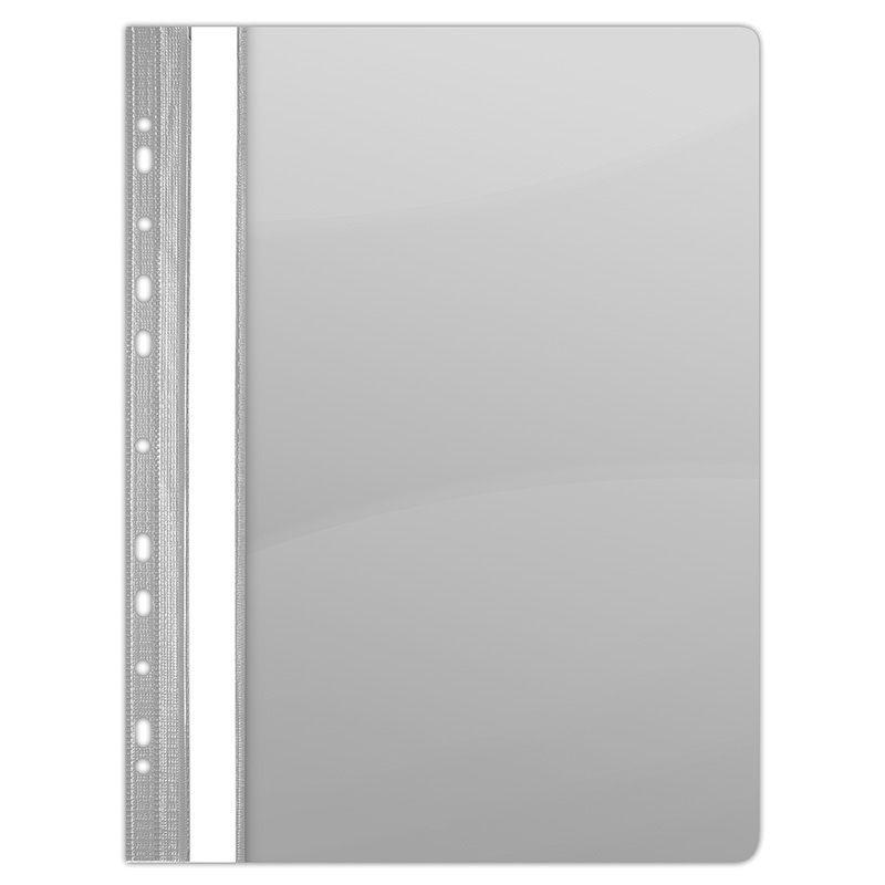 Report File PVC A4 hard 150/160 micron perforated grey