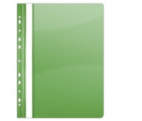 Skoroszyt DONAU, PVC, A4, twardy, 150/160mikr., wpinany, zielony, Skoroszyty do segregatora, Archiwizacja dokumentów