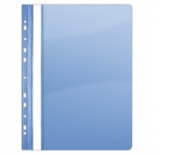 Skoroszyt DONAU, PVC, A4, twardy, 150/160mikr., wpinany, niebieski, Skoroszyty do segregatora, Archiwizacja dokumentów