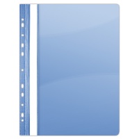 Report File DONAU, PVC, A4, hard, 150/160 micron, perforated, blue
