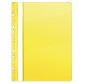 Skoroszyt DONAU, PVC, A4, twardy, 150/160mikr., wpinany, żółty, Skoroszyty do segregatora, Archiwizacja dokumentów