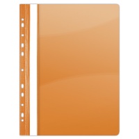 Skoroszyt PVC A4 twardy 150/160mikr. wpinany pomarańczowy, Skoroszyty do segregatora, Archiwizacja dokumentów