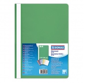Skoroszyt DONAU, PP, A4, standard, 120/180mikr., zielony, Skoroszyty podstawowe, Archiwizacja dokumentów