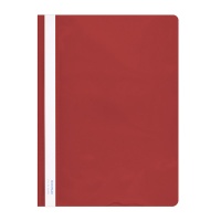 Skoroszyt DONAU, PVC, A4, twardy, 150/160mikr., czerwony, Skoroszyty podstawowe, Archiwizacja dokumentów