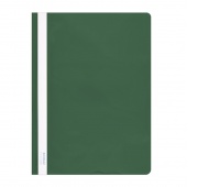 Skoroszyt DONAU, PVC, A4, twardy, 150/160mikr., zielony, Skoroszyty podstawowe, Archiwizacja dokumentów