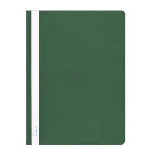 Skoroszyt DONAU, PVC, A4, twardy, 150/160mikr., zielony, Skoroszyty podstawowe, Archiwizacja dokumentów