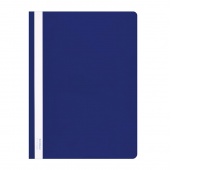 Skoroszyt DONAU, PVC, A4, twardy, 150/160mikr., niebieski, Skoroszyty podstawowe, Archiwizacja dokumentów