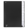 Correspondence Log Book DONAU, cardboard, A4, 1-31, black