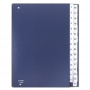 Correspondence Log Book cardboard A4 1-31 navy blue