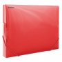 Elasticated Expanding File DONAU, PP, A4/30, 700 micron, transparent red