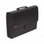 Expanding File Folder PP A4 with handle black
