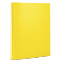 Teczka z rzepem PP A4/3 5cm 3-skrz. żółta, Teczki przestrzenne, Archiwizacja dokumentów