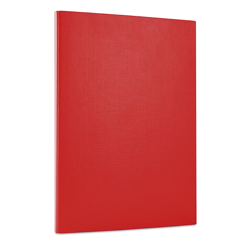 File velcro fastening PP A4/1. 5cm 3 flaps red
