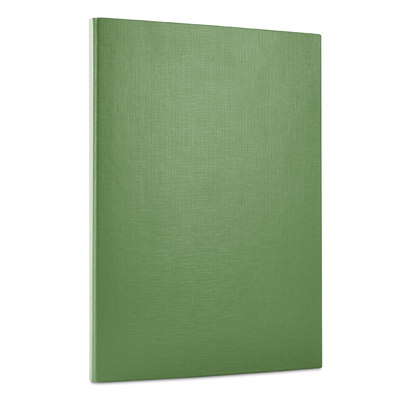 File velcro fastening PP A4/1. 5cm 3 flaps green