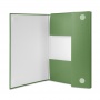 File velcro fastening PP A4/1. 5cm 3 flaps green