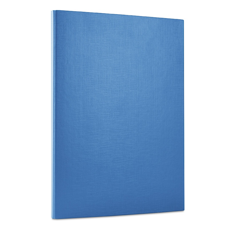 File velcro fastening PP A4/1. 5cm 3 flaps blue