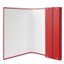 Elasticated File Box DONAU, PP, A4/30, red