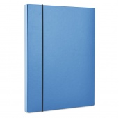 Elasticated File Box DONAU, PP, A4/30, blue