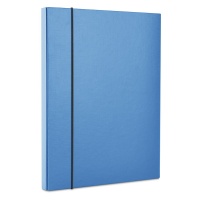 Elasticated File Box DONAU, PP, A4/30, blue
