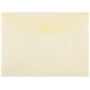 Envelope Wallet DONAU press stud, PP, A4, 180 micron, yellow