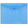 Envelope Wallet DONAU press stud, PP, C5, 180 micron, blue