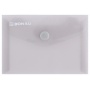Envelope Wallet DONAU press stud, PP, A7, 180 micron, smoky