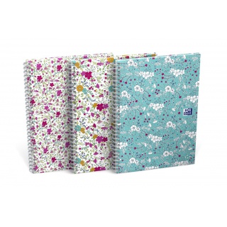 KOŁONOTATNIK OXFORD FLORAL A6 50K KR, Zeszyty, Artykuły szkolne