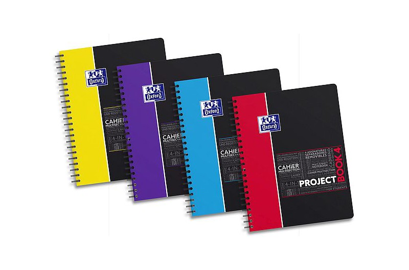 KOŁONOTATNIK PROJECTBOOK A4 (233X298) 80K KR PP OXFORD STUDENT, Zeszyty, Artykuły szkolne