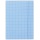 Teczka z gumką DONAU,  karton,  A4,  400gsm,  3-skrz.,  niebieska w kratę
