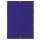 Teczka z gumką DONAU,  karton,  A4,  400gsm,  3-skrz.,  niebieska