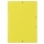 Teczka z gumką DONAU,  karton,  A4,  400gsm,  3-skrz.,  żółta