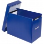 Small Archive File Box DOANU cardboard 370x190x270mm navy blue