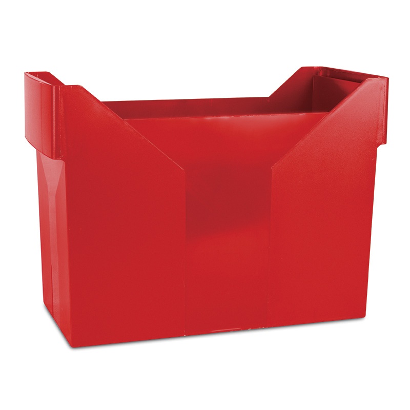Mini Archive File Box plastic red