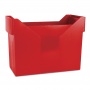 Mini Archive File Box DONAU, plastic, red