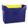 Mini Archive File Box DONAU, plastic, navy blue, 5 files FREE