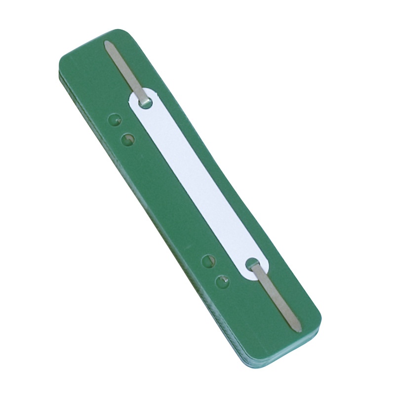 File Fasteners PP metal strip 25pcs green