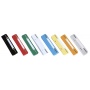 File Fasteners DONAU, PP, metal strip, 25pcs, white