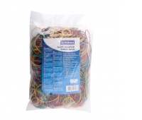 Rubber Bands DONAU, 500g, assorted colours